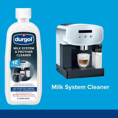 Vista 7 de Durgol Swiss Espresso, descalcificador y descalcificador, 4.2 onzas líquidas (paquete de 4) sistema de leche y limpiador de espumador para todas
