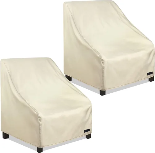 Vista 16 de NettyPro Fundas apilables para sillas de patio, impermeables, para muebles de patio al aire libre, se adapta a sillas apilables de 4 a 6 sillas