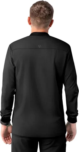 Vista 2 de Adar Addition Scrubs para hombre - Chaqueta médica con cremallera
