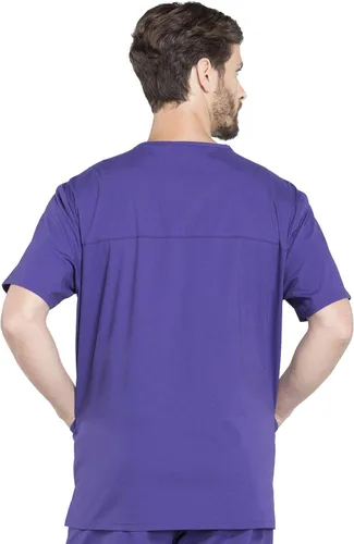 Vista 10 de Cherokee WW Professionals WW695 - Camisa de uniforme sanitario para hombre, con cuello en V
