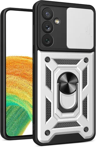 Vista 192 de Compatible con Tecno Pova Neo 2 Bracket Shell, con cubierta deslizante para lente de cámara compatible con Tecno Pova Neo 2 LG6n Case Negro