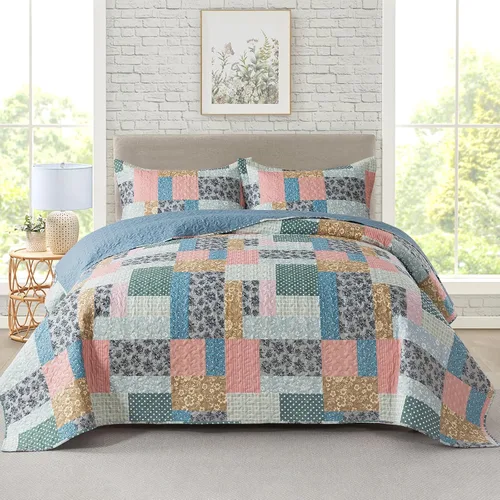 Vista 23 de Travan Juegos de Edredón de 2 Piezas Twin con Sham, Ropa de Cama de Gran Tamaño, Colcha Reversible, Juego de Cubrecama Suave, Tamaño Twin