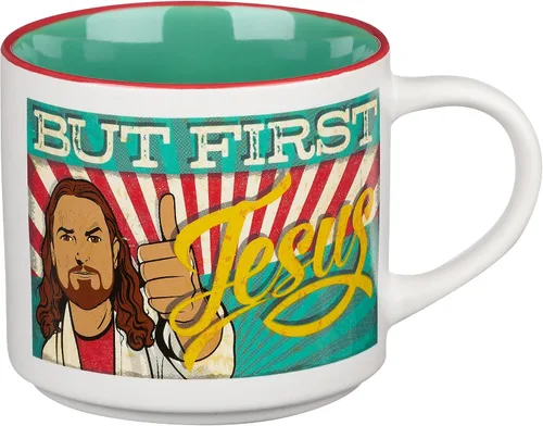Vista 6 de Taza de café blanca XL Get Yourself To Church, divertidos regalos de cumpleaños para mujeres/hombres, mamá, papá, compañero de trabajo, diseños