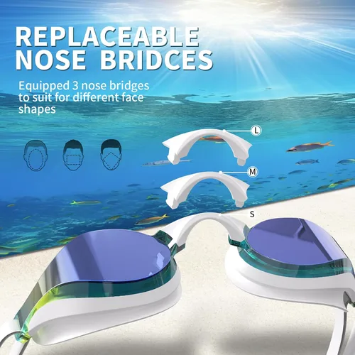 Vista 3 de Whale Swimming Goggles Adult Swimming Goggles Swimming Training Goggles/Professional Swimming Competition Goggles