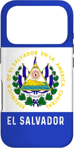 Vista 30 de El Salvador Carcasa de Teléfono Celulares Con Bandera Y Mapa - Carcasa para iPhone 17
