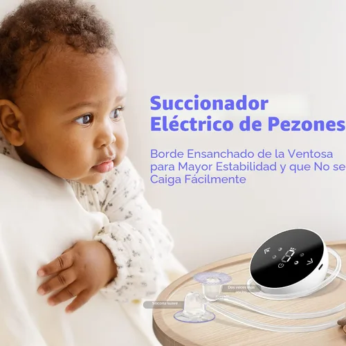 Vista 8 de Corrector eléctrico de pezón para pezones planos o invertidos, bomba de pezón portátil, extractor de pezón invertido, extractor de pezón recargable