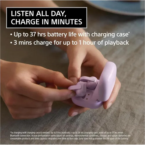 Vista 6 de Sony LinkBuds Clip Open-Ear Auriculares verdaderamente inalámbricos con estuche (negro)
