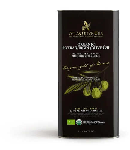 Vista 9 de Atlas 3 LT Aceite de oliva virgen extra orgánico prensado en frío con polifenoles de Marruecos Recién cosechado sin procesar de una sola granja