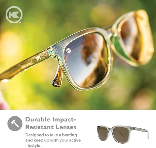 Vista 5 de Knockaround Paso Robles Polarized Square Sunglasses for Men & Women - Trendy Sunglasses - UV400 Protection