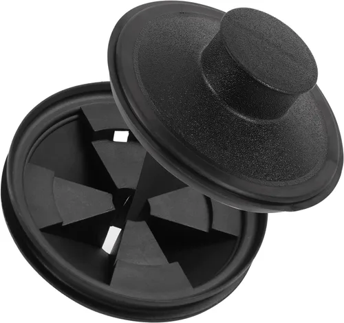 Vista 8 de RQYEKDO 2-Pcs Tapones de Fregadero de Basura de Reemplazo Gruesos, Tapones de Desagüe de Fregadero de 3 3/8 Pulgadas QCB-AM para Serie Evolution