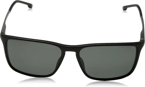 Vista 2 de Hugo Boss Gafas de sol BOSS-1182-S 003M9 Color negro mate plateado brillante
