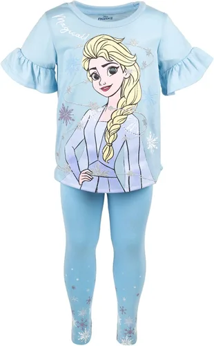 Vista 5 de Disney Conjunto de camiseta y leggings con estampado de volantes de Princess Moana
