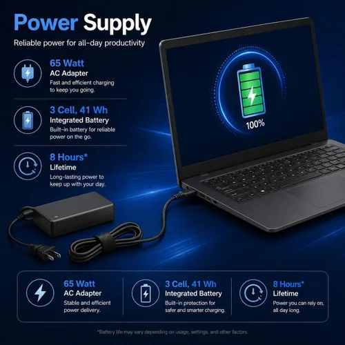 Vista 9 de Laptop Dell 15.6 Plus con pantalla táctil, Intel Ultra 7, RAM DDR5 de 16 GB, SSD de 512 GB