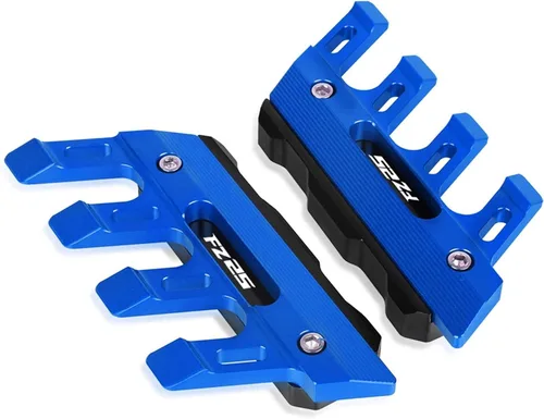Vista 2 de KAnduo Para Yamaha para FZ-25 para FZ25 para FZ 25 para motocicleta Guardabarros lateral de protección de montaje Amortiguador Cubierta de Azul