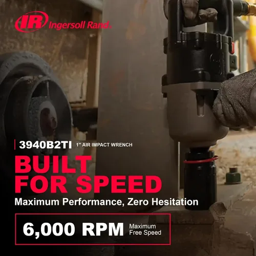 Vista 8 de Ingersoll Rand Ingersoll-Rand, 3940B2TI, Llave de impacto neumática, 1 In