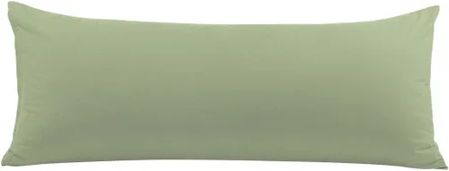 Vista 24 de PiccoCasa Funda de almohada de microfibra con cremallera de 110 GSM, 20 x 48 pulgadas, color negro