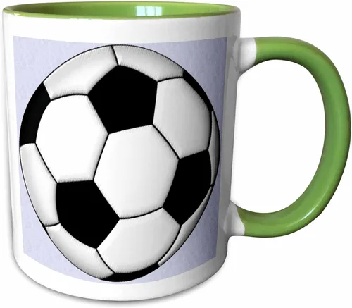 Vista 9 de 3dRose Soccer Ball Champ - Taza negra de dos tonos (11 oz)
