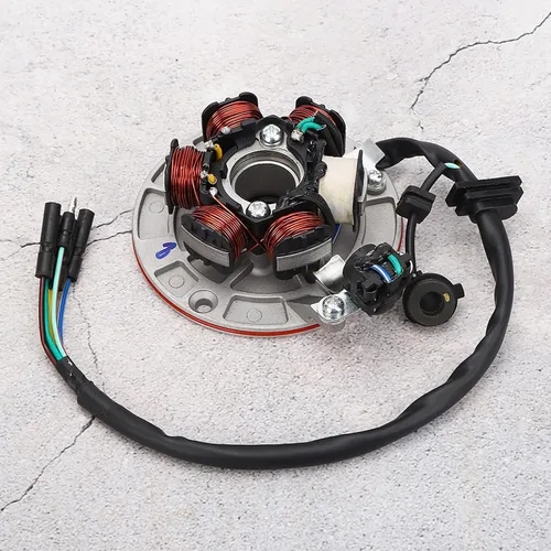 Vista 9 de Acouto Estator Magneto - Estator de encendido con placa magnética, estator magnético, repuesto para YX Kick Start Engine PIT PRO Trail Dirt Bike