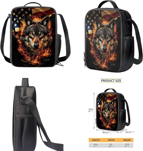 Vista 146 de FOR U DESIGNS Fuego baloncesto impreso niños escuela mochilas viaje mochila libro bolsa