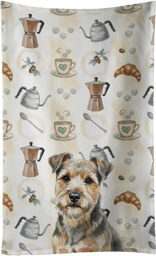 Vista 371 de Caroline's Treasures Afghan Hound - Toalla de cocina para barra de café, terciopelo frontal y lazo de algodón, lavable a máquina Sabueso afgano