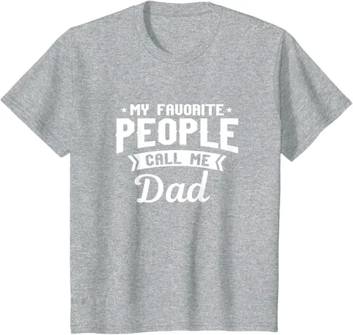 Vista 45 de My Favorite People Call Me Dad - Camiseta divertida, Negro, S