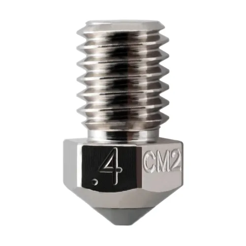 Vista 4 de Microswiss CM2 RepRap V5-V6 1.75 Boquilla para Prusa i3 MK2 / MK2S / MK3 / Mini - Núcleo de cobre - Punta de acero endurecido M2 - Rendimiento