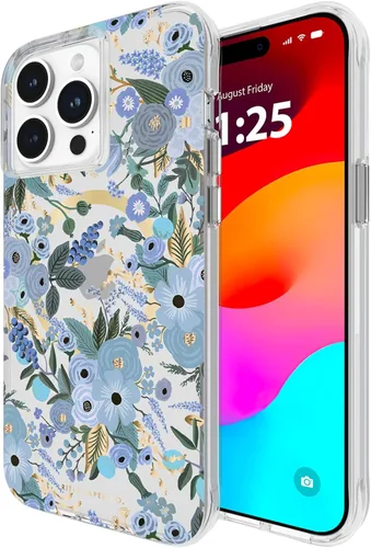 Vista 9 de Rifle Paper Co. Funda para iPhone 14 Pro Max [Compatible con MagSafe] [Protección contra Caídas de 10 pies] Bonita Funda para iPhone de 6.7