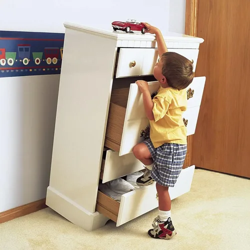 Vista 3 de Abrazaderas de seguridad para muebles, Mommy's Helper, Beige