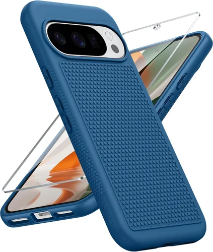 Vista 100 de FNTCASE for iPhone 17 Pro Case: Translucent Light Blue Slim Cases Compatible with MagSafe, Full Camera Protection & Tempered Glass Protector, 14FT