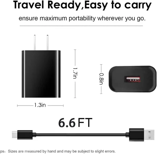 Vista 4 de Cable de carga rápida de pared USB tipo C de 5 pies para JBL Flip 7 GO 4 GO 3 Charge 5 Charge 4, JBL Flip 5 Flip 6, JBL Clip 5 Clip 4 Pulse 4 Pulse
