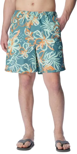 Vista 70 de Columbia Super Backcast - Pantalón corto de agua para hombre Impresión de tinte negro