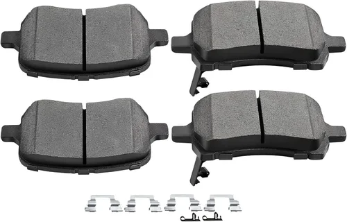 Vista 15 de SCITOO - Juego de 4 pastillas de freno de cerámica, juego de 4 pastillas de freno delanteras para Jeep para Cherokee, Comanche, Grand para Cherokee