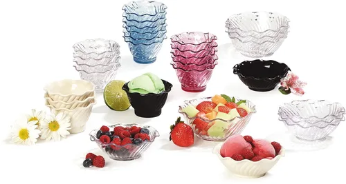 Vista 9 de Carlisle FoodService Products 453207 Mini taza de plástico para parfait, 5.4 onzas, transparente