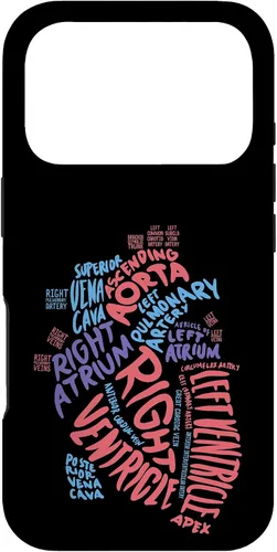 Vista 30 de Cardiac Nurse Anatomical Heart Cardiology Medical Gift Case for iPhone 17