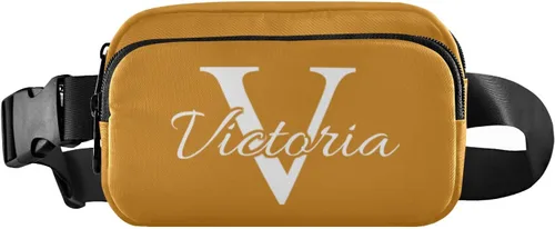 Vista 8 de Riñoneras personalizadas para mujeres y hombres, bolsa de cinturón personalizada con correa ajustable, riñoneras de moda, bolsa cruzada para la #01