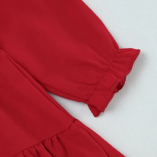 Vista 6 de Vestido de manga larga para bebé, vestido de otoño para niña