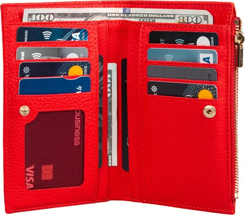 Vista 83 de Grande -2804 Cartera para mujer, Naranja, Minimalista