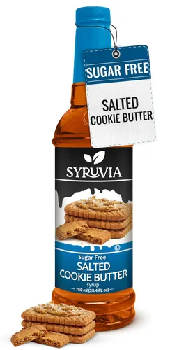 Vista 97 de Jarabe de café sin azúcar Syruvia, jarabe con sabor a caramelo para bebidas, lattes y postres – 25.4 fl oz