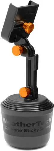Vista 29 de WeatherTech CupFone, Soporte Universal de Portavasos para Teléfono en Coches – Ajuste Ajustable y Seguro con Acceso Abierto para Carga – Compatible