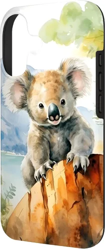 Vista 2 de Cute Little Koala Bear in The Wild Case for iPhone 17