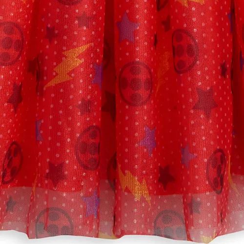 Vista 4 de Miraculous Ladybug Rena Rouge - Vestido de tul para niñas pequeñas y grandes
