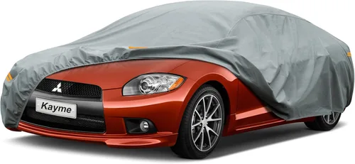 Vista 65 de Kayme Funda de Coche de Servicio Pesado Impermeable para Todo Tipo de Clima, Ajuste Personalizado para Tesla Model S, Cubierta Exterior Completa
