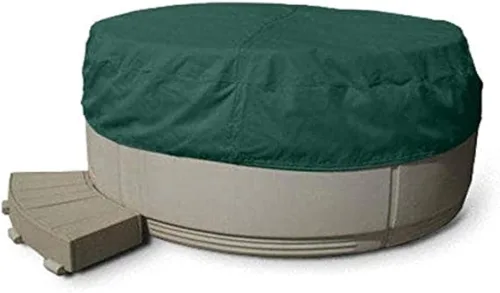 Vista 9 de Covermates Funda cuadrada clásica para bañera de hidromasaje, protector de spa resistente al agua para todo tipo de clima, protector de vinilo