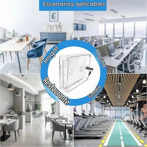 Vista 7 de Cubierta para Interruptor de Casa Inteligente, Cubiertas de Tomacorriente a Prueba de Bebés, Protector de Placa de Interruptor de Seguridad