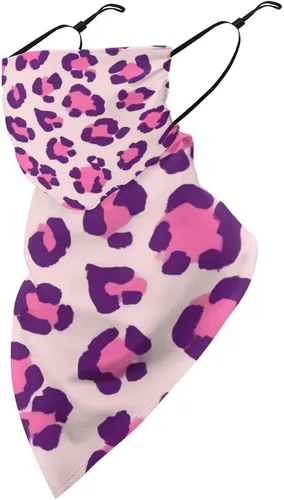 Vista 14 de Bufanda reutilizable con protección solar UV para las orejas, bandana reutilizable para la cara Color985