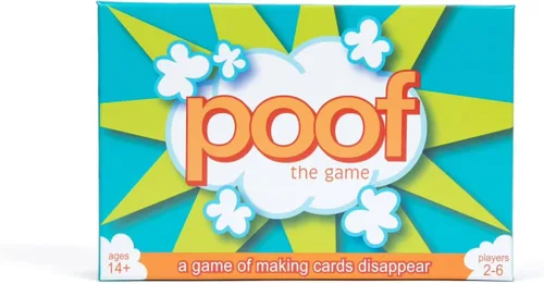 Vista 8 de Poof The Game - Juego de cartas casual rápido de aprender, fácil de jugar, para amigos y familiares, grupos grandes y pequeños, noches de juego