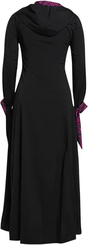 Vista 7 de Yooshoverk Vestido Retro Estampado literario Larga Encaje en la Cintura Disfraz swing Capucha Vestido góticos medievales