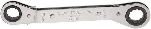Vista 5 de Klein Tools 68238 Llave de trinquete de caja con compensación, fabricada en EE. UU., 1/2 x 9/16 pulgadas, completamente reversible