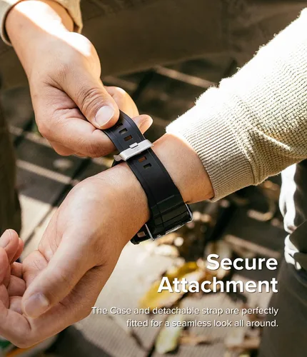 Vista 7 de Ringke Fusion-X Guard [correa + funda] compatible con Samsung Galaxy Watch 5/4 de 1.732 in con correa, resistente a los golpes, funda resistente a