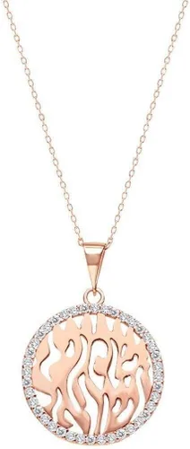 Vista 9 de Alef Bet by Paula Shema Israel Hebrew Prayer Blessing Necklace for Women
